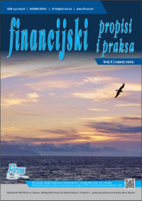 Časopisa Financijski propisi i praksa broj: 6/22