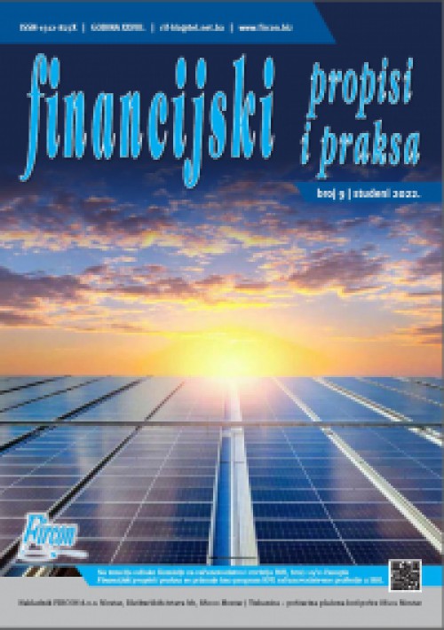 Časopisa Financijski propisi i praksa broj: 9/22