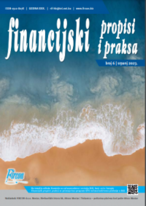 Časopisa Financijski propisi i praksa broj: 6/23