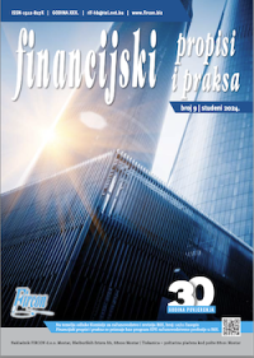 Časopisa Financijski propisi i praksa broj: 9/24