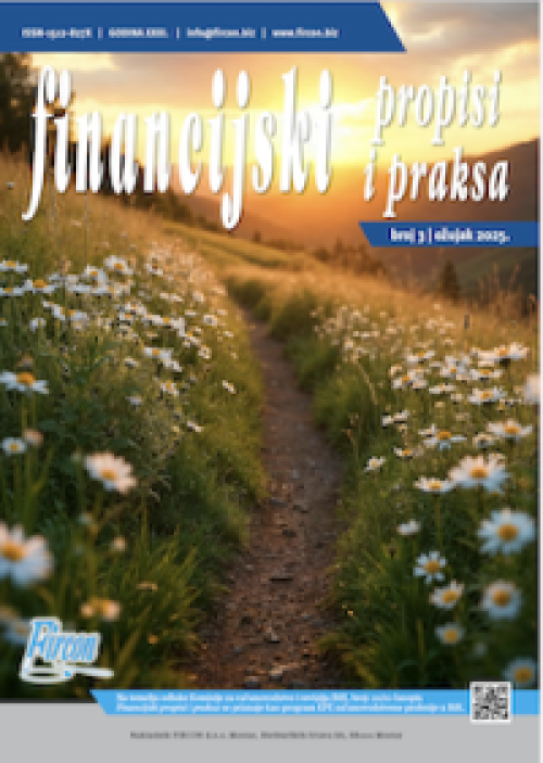 Časopis Financijski propisi i praksa broj: 03/25