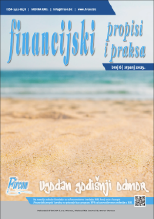 Časopis Financijski propisi i praksa broj: 06/25