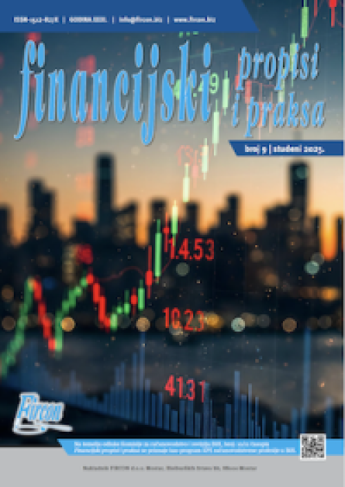 Časopis Financijski propisi i praksa broj: 09/25