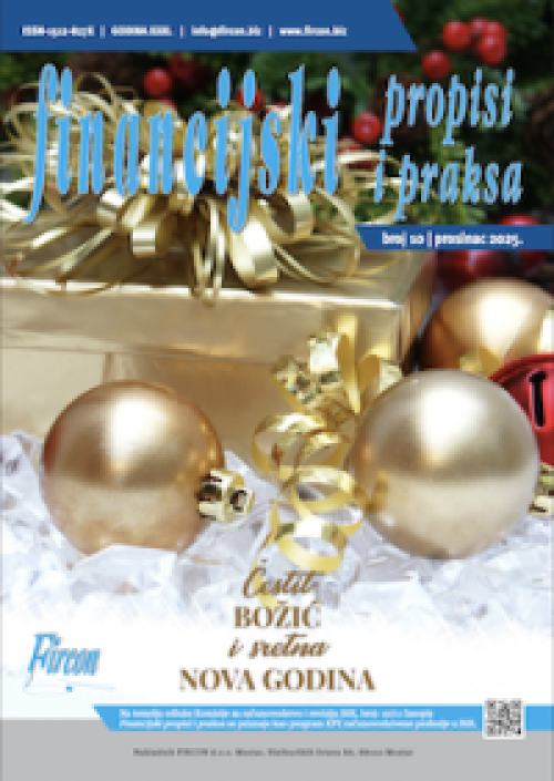 Časopis Financijski propisi i praksa broj: 10/25