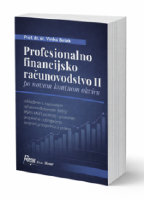Prof.dr.sc. Vinko Belak: Profesionalno i financijsko računovodstvo - II. izdanje